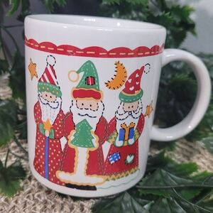 Vintage Festive Santa Claus Cofffe Mug.